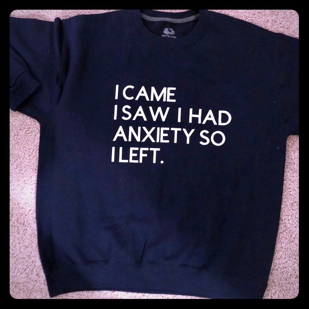 I Came... I Left Crew Neck Sweatshirt